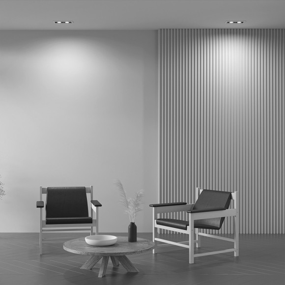 Встраиваемый светильник Maytoni DL008-2-02-W Metal Modern под лампы 2xGU10 50W