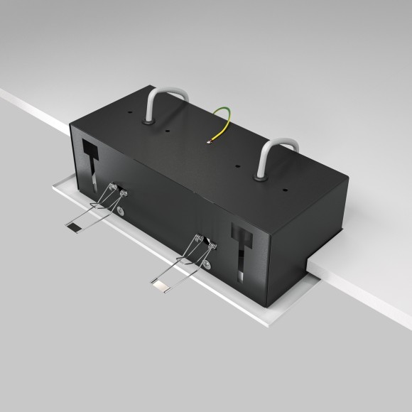 Встраиваемый светильник Maytoni DL008-2-02-W Metal Modern под лампы 2xGU10 50W