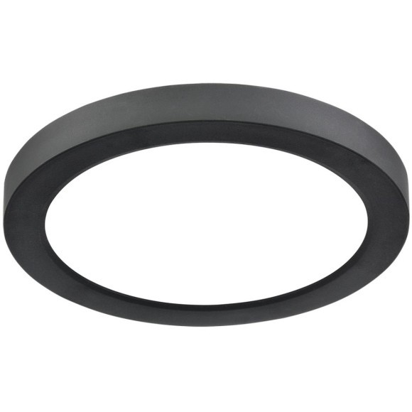 7788/12L Светодиодный тонкий светильник накл/встр. монтажа, датчик движения, мех перекл. цв. температуры, рег. врезного отверстия 12Вт 3000/4000/6500К 960лм IP44 Sonex NEBULA BLACK