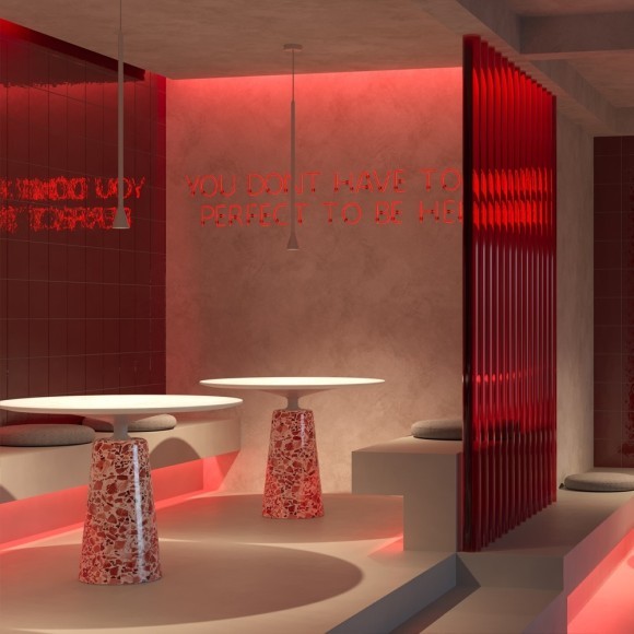 Гибкий неон 10x4 24В 9,6 Вт/м Red IP67 5м 432039