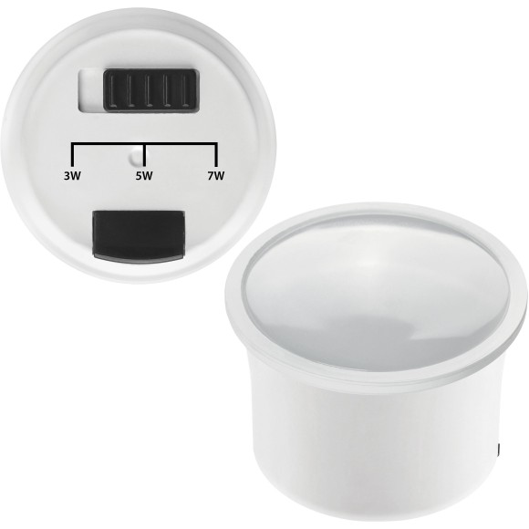 Светодиодный модуль 40x50мм с переключением мощности 3-5-7Вт, макс яркость 560Лм, 120°, 4000К, CRI80 Lightstar 941204