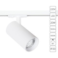 Трековый светильник Arte Lamp BENE A1947PL-1WH Трековый светильник Arte Lamp BENE A1947PL-1WH