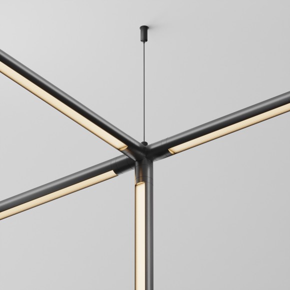 Х-образный вертикальный коннектор для системы Maytoni Shelf без ввода питания CA019L4C-B Х-образный вертикальный коннектор для системы Maytoni Shelf без ввода питания CA019L4C-B