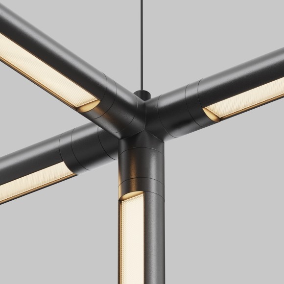 Х-образный вертикальный коннектор для системы Maytoni Shelf без ввода питания CA019L4C-B Х-образный вертикальный коннектор для системы Maytoni Shelf без ввода питания CA019L4C-B