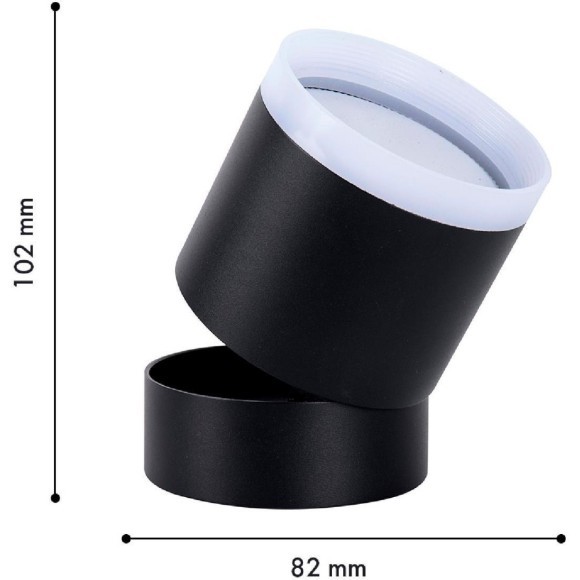 4710-1C, накладной светильник, D83xH102, 1xGX53LEDx15W, IP20, excluded