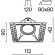 Встраиваемый светильник Technical DL042-01-SQ-B