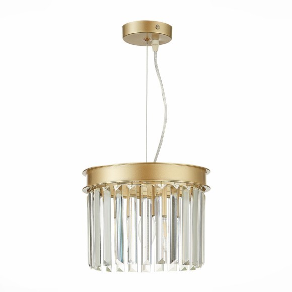 SL1624.203.01 Светильник подвесной ST-Luce шампань/прозрачный E14 1*40W ERCOLANO