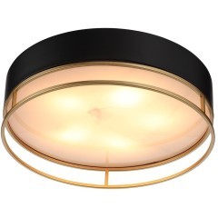 SL1127.432.05 Светильник потолочный ST-Luce Черный, Матовое золото/Белый E27 5*40W CHODO