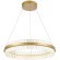 SL383.213.01 Светильник подвесной ST-Luce Матовое золото/Прозрачный LED 1*44W 3000K CHERIO