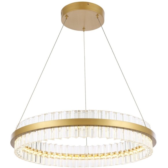 SL383.213.01 Светильник подвесной ST-Luce Матовое золото/Прозрачный LED 1*44W 3000K CHERIO