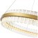 SL383.213.01 Светильник подвесной ST-Luce Матовое золото/Прозрачный LED 1*44W 3000K CHERIO