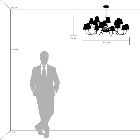 Большая люстра DIAFANO 758162