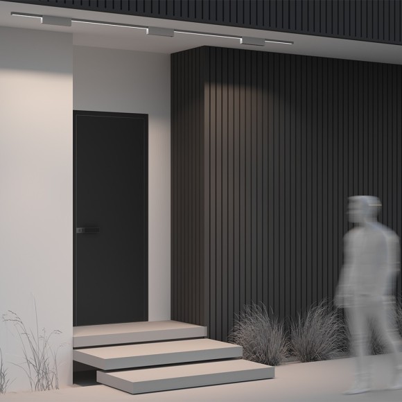 Уличный трековый светильник Outdoor O-TR01-3-S-20WW3K Уличный трековый светильник Outdoor O-TR01-3-S-20WW3K