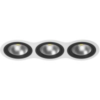 Встраиваемый светильник Lightstar i936070707 Intero 111 под лампы 3xGU10 150W