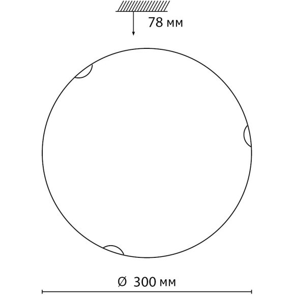 Светильник LED 24Вт 4000K AMMONITE Sonex 7602/BL Светильник LED 24Вт 4000K AMMONITE Sonex 7602/BL