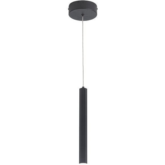 ST614.403.06 Светильник подвесной ST-Luce Черный/Черный LED 1*6W 4000K Подвесные светильники