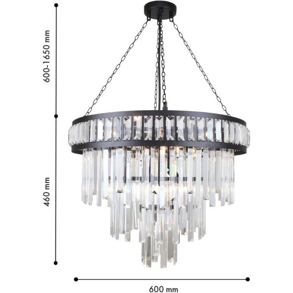 Подвесная люстра 12xE14x40W Favourite 4731-12P Preston 4731-12P