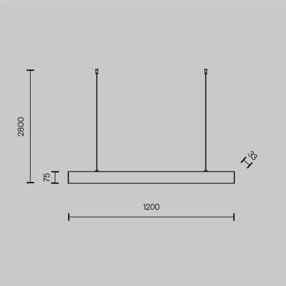 Подвесной светильник Technical P051PL-L40B4K Подвесной светильник Technical P051PL-L40B4K