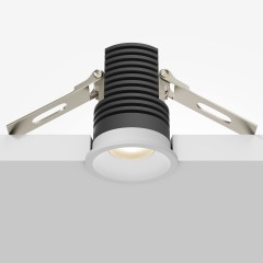 Maytoni Mini DL059-7W3K-W Черный круглый светодиодный встраиваемый светильник микро-спот 39мм, COB LED 7Вт 3000K 55° 610Лм CRI90 IP20 220V светодиоды Epistar, диммируемые при смене блока питания Maytoni Mini DL059-7W3K-W Черный круглый светодиодный встраиваемый светильник микро-спот 39мм, COB LED 7Вт 3000K 55° 610Лм CRI90 IP20 220V светодиоды Epistar, диммируемые при смене блока питания