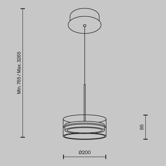 Подвесной светильник Maytoni MOD348PL-L14BBS3K Подвесной светильник Maytoni MOD348PL-L14BBS3K
