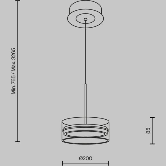 Подвесной светильник Maytoni MOD348PL-L14BBS3K Подвесной светильник Maytoni MOD348PL-L14BBS3K