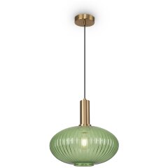 Подвесной светильник с 1 плафоном Freya FR8012PL-01GN Zelma под лампу 1xE27 40W