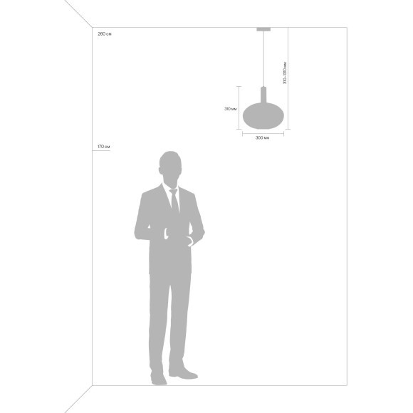 Подвесной светильник с 1 плафоном Freya FR8012PL-01GN Zelma под лампу 1xE27 40W