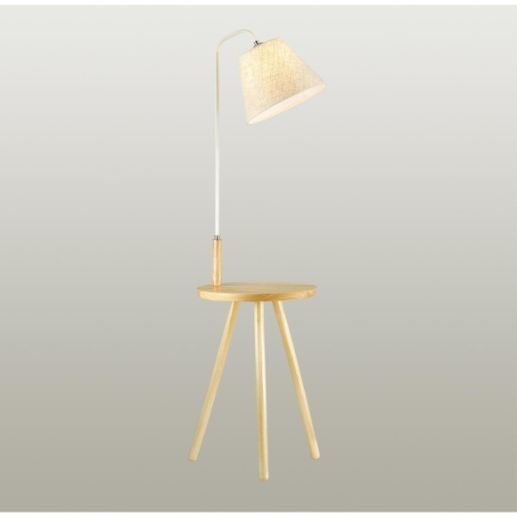 Торшер со столиком Odeon Light 4667/1F KALDA под лампу 1xE27 1*60W Торшер со столиком Odeon Light 4667/1F KALDA под лампу 1xE27 1*60W