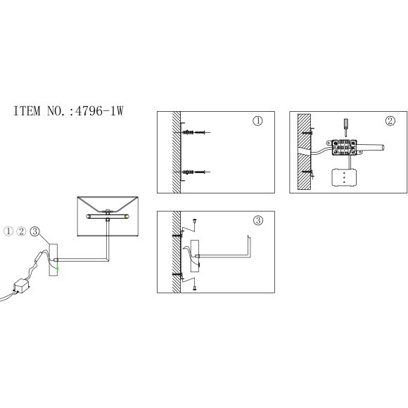 Бра F-Promo 4796-1W Hotelero Бра F-Promo 4796-1W Hotelero