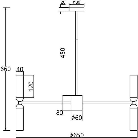 Подвесной светильник Maytoni MOD177PL-12G