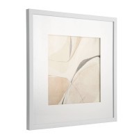 423063 ROBERVAL Картина настенная Эко пластик стекло белый коричневый