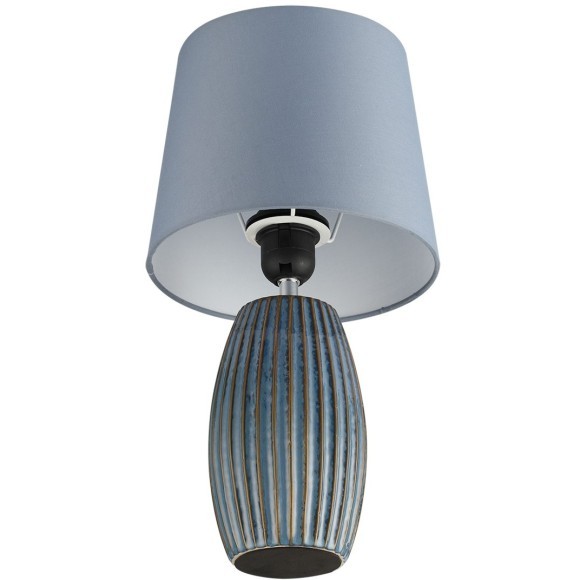 8123/1T COMFI LN25 синий, керамика/текстиль Настольная лампа E27 1*60W 220V LAPUNA