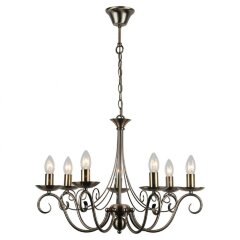 Люстра подвесная Lussole GRLSP-9942 ROOSEVELT IP21 под лампы 7xE14 49W Люстра подвесная Lussole GRLSP-9942 ROOSEVELT IP21 под лампы 7xE14 49W