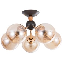 Люстра потолочная Arte Lamp A4485PL-5BK BOSTON под лампы 5xE27 40W Люстра потолочная Arte Lamp A4485PL-5BK BOSTON под лампы 5xE27 40W