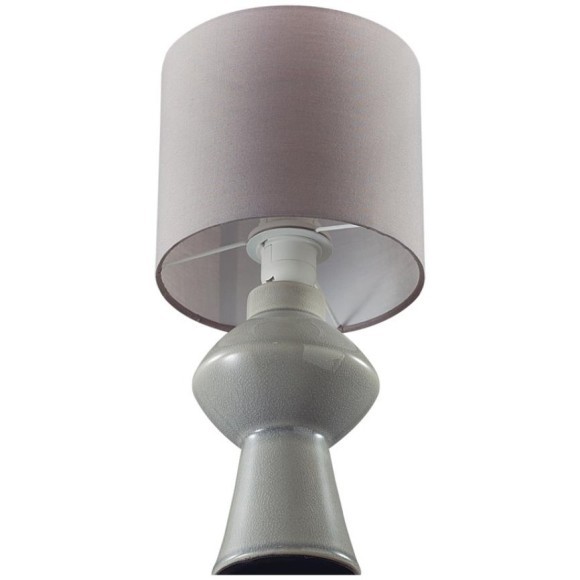 8129/1T MODERNI LN25 серый, керамика/текстиль Настольная лампа E27 1*60W 220V SEGI