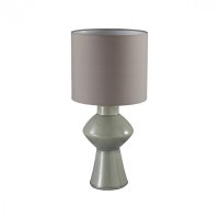8129/1T MODERNI LN25 серый, керамика/текстиль Настольная лампа E27 1*60W 220V SEGI