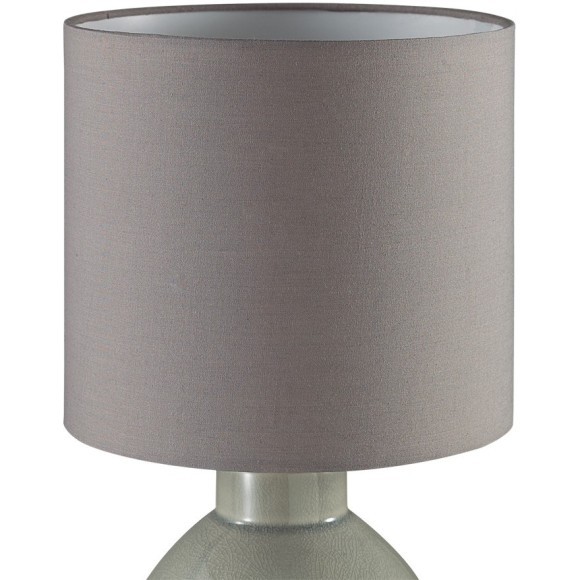 8129/1T MODERNI LN25 серый, керамика/текстиль Настольная лампа E27 1*60W 220V SEGI