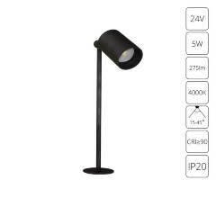 Подсветка для витрин Arte Lamp PRESTO A6195LT-1BK
