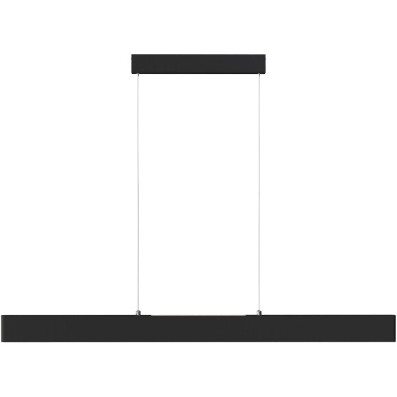 Линейный подвесной светильник Maytoni Step P010PL-L30B4K LED 30Вт 4000K 2200Лм 120° CRI80 черный матовый металлический корпус, макс. высота 1185 мм, двойной свет (вниз основной + вверх)