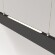 Линейный подвесной светильник Maytoni Step P010PL-L30B4K LED 30Вт 4000K 2200Лм 120° CRI80 черный матовый металлический корпус, макс. высота 1185 мм, двойной свет (вниз основной + вверх)