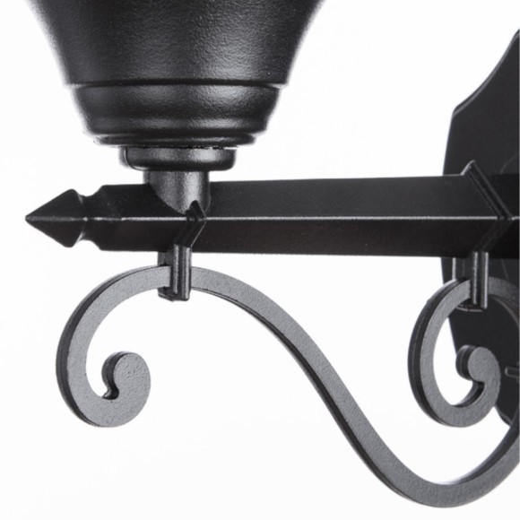 Уличный настенный светильник Arte Lamp A1491AL-1BK MONACO IP44 под лампу 1xE27 75W