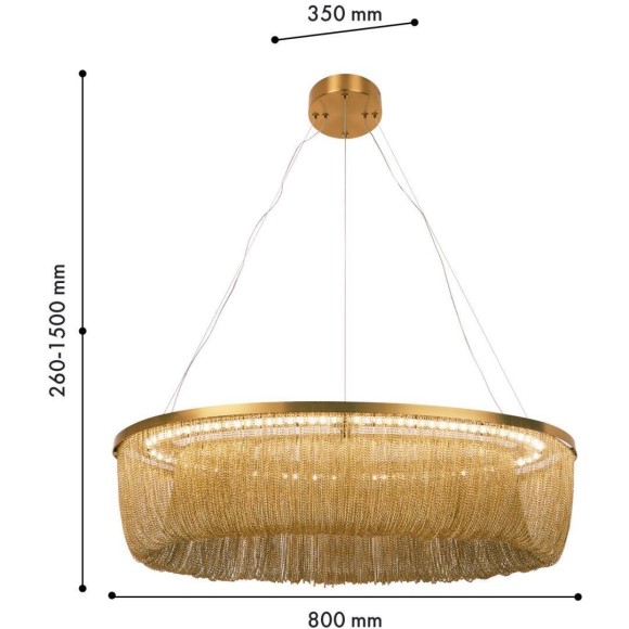 Подвесная люстра Vandfald 4491-8P Подвесная люстра Vandfald 4491-8P