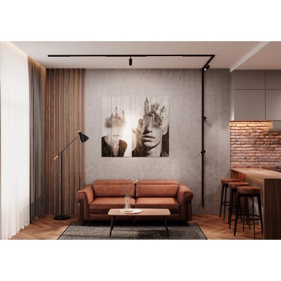 Светильник трековый магнитный Crystal Lux CLT 0.34 001 10W BL 4000K 1409/371