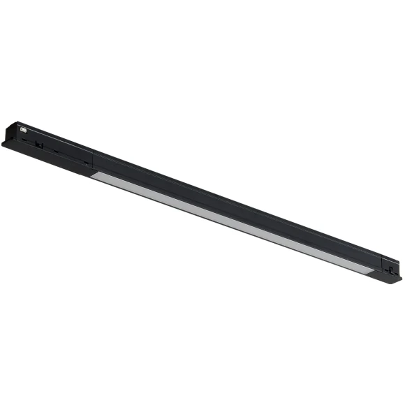 Crystal Lux CLT 0.34 001 10W BL 4000K 1409/371 Низкопрофильный магнитный линейный светильник черного цвета, 402x18x16мм, напряжение 48V 10Вт 850Лм 4000К CRI90 120°