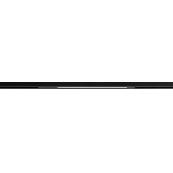 Crystal Lux CLT 0.34 001 10W BL 4000K 1409/371 Низкопрофильный магнитный линейный светильник черного цвета, 402x18x16мм, напряжение 48V 10Вт 850Лм 4000К CRI90 120°