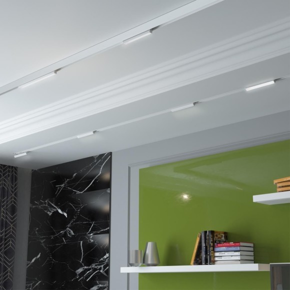 Шинопровод низковольтный 48V 2м белый Novotech FLUM 135092