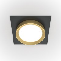 Встраиваемый светильник Maytoni DL086-GX53-SQ-BG Hoop под лампу 1xGX53 15W