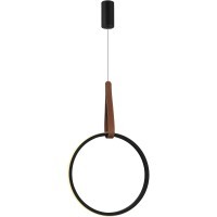 SL6131.403.20 Светильник подвесной ST-Luce Черный/Черный, Терракотовый LED 1*20W 4000K SHAPE