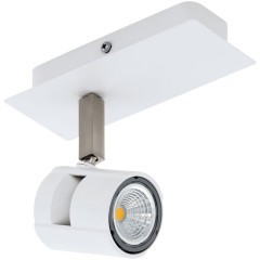 97506 Светодиодный спот VERGIANO, 1х5W (GU10), L70, H165, сталь, белый, никель матовый