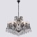 Люстра Crystal Lux MAGNIFICO SP19 BLACK/TRANSPARENT